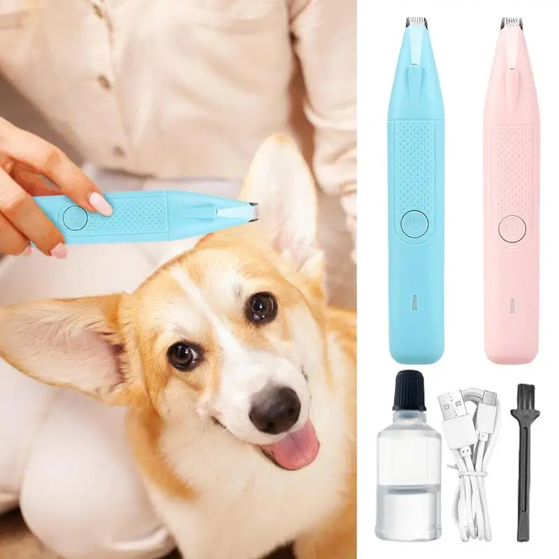 Cordless Dog Grooming Kit Cordless LED Light Rechargeable Multifunctional Pet Hair Clippers Pet Hair Clippers For Small Dogs