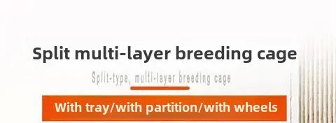 Cat cage breeding  pairingbreeding  breeding  three-layer display cage rabbit puppy