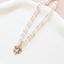 Pearl Chain Accessories for Cats Zircon Heart Pet Products Small Medium Puppy Neck Wear Wedding Birthday Gift Pet Dog Collar