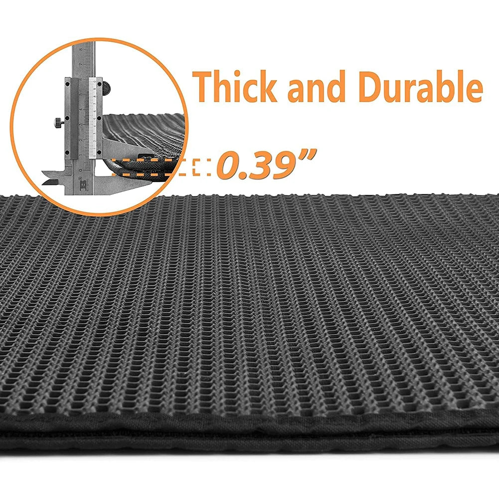 Cat Litter Mat 1 Pack Double Layer Waterproof Urine Proof Trapping Mats Non-Slip Easy to Clean Large Toilet Foot Pad