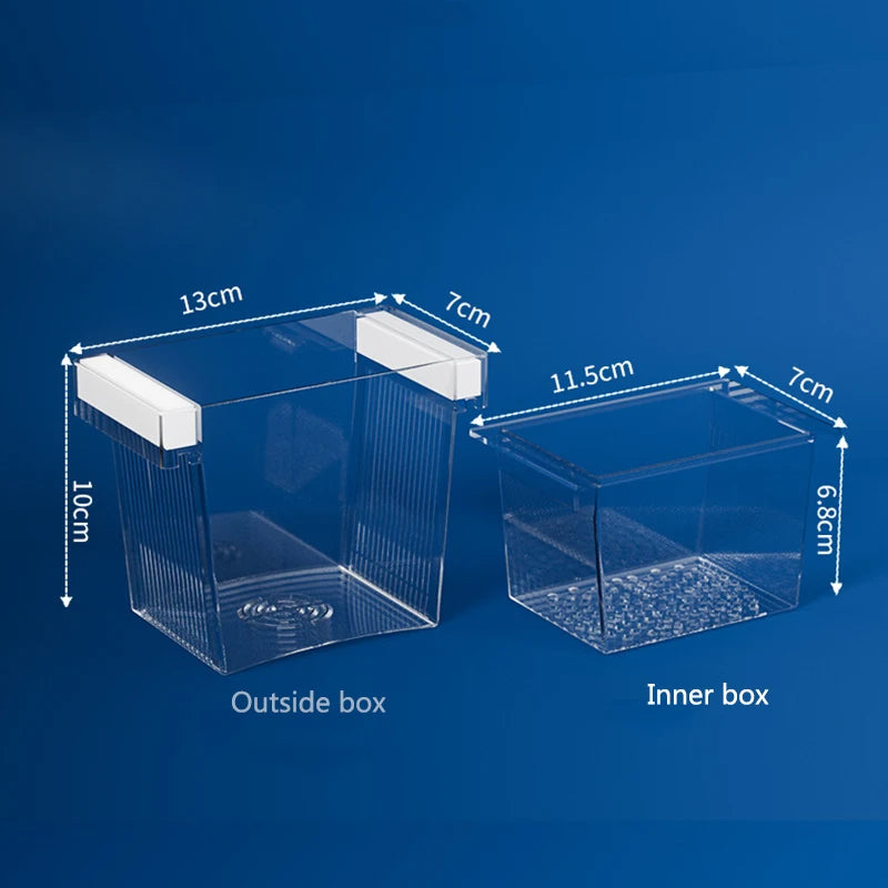Floating Fish Breeding Isolation Box Aquarium Breeder Feeder Plastic Fish Tank Hatching Incubator Aquarium Hatchery Accessories