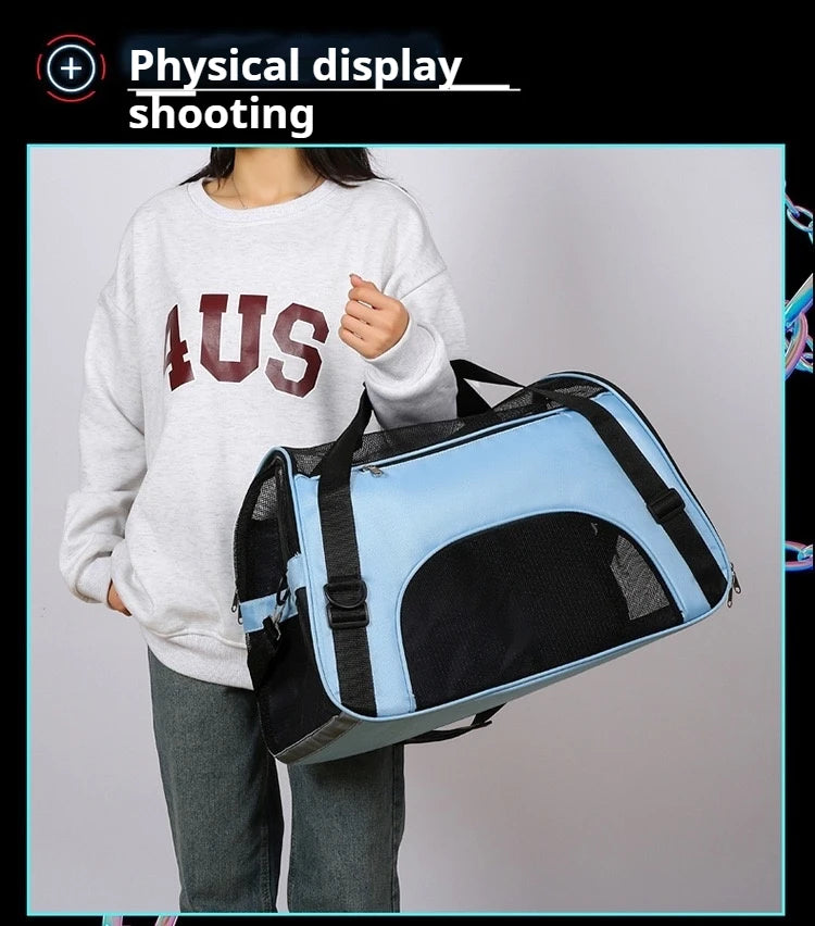 Portable Dog Cat Carrier Bag Pet Puppy Travel Bags Breathable Mesh Small Dog Cat Dogs Outdoor Tent Carrier Outgoing Pets Handbag