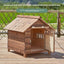 Dog Kennel Outdoor Rainproof Anti-corrosion Four Seasons Universal Dog Kennel Winter Warm Large Dog Kennel