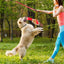 Dog Extendable Teaser Wand Interactive Flirt Pole Fun Toys With Nylon Rope & Plush Lure Toy Puppy Wand Rope For Training