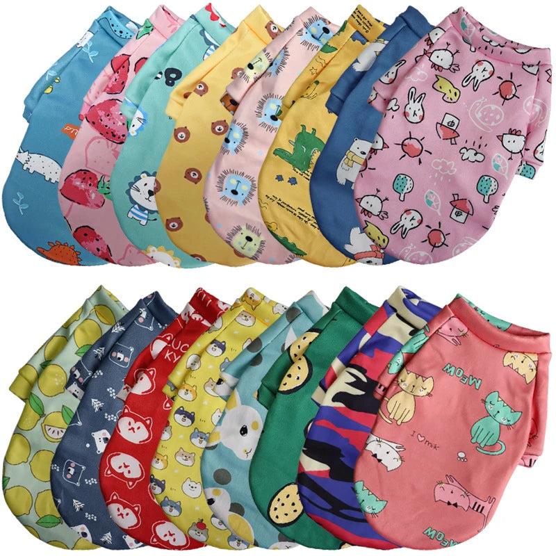 Xs Dog Clothes for Small Dogs Girl Puppy Clothing for Small Dogs Boy Cat Jacket Personalise Pet Shirts for Pug Chihuahua Bulldog
