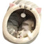 Cat Bed Warm Pet House Kitten Cave Cushion Cat House Round Cat Cushion Cat House 2 In 1 Warm Cats Basket Pet Sleep Bag