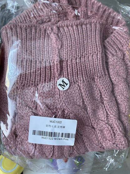 Warm Dog Clothes Knitted Clothes for Dogs Chihuahua Sweater for Small Dogs Winter Clothes for Sphinx Cat Dog Sweater for York