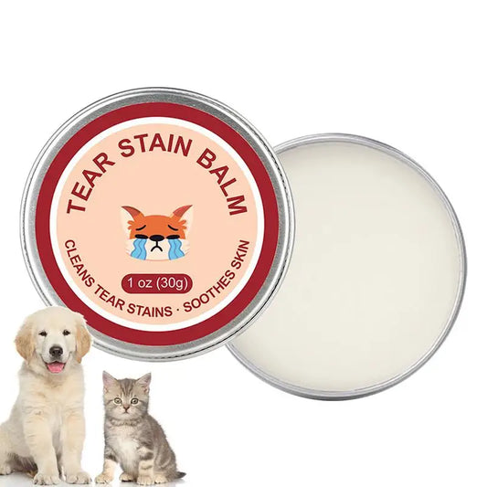 30g Pet Tear Stain Remover Cat Dog Eye Cleaner Cream Pet Eye Stain Cleaner Ointment Natural Tear Stain Remover Pet cleaning tool