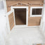 in stock FCS Cheap Outdoor Wooden small animal cage pet rabbit hutch bunny House
