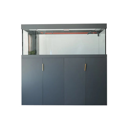 Hot Sale crystal glass aquarium fish tank commercial fish farming tank for home decoration