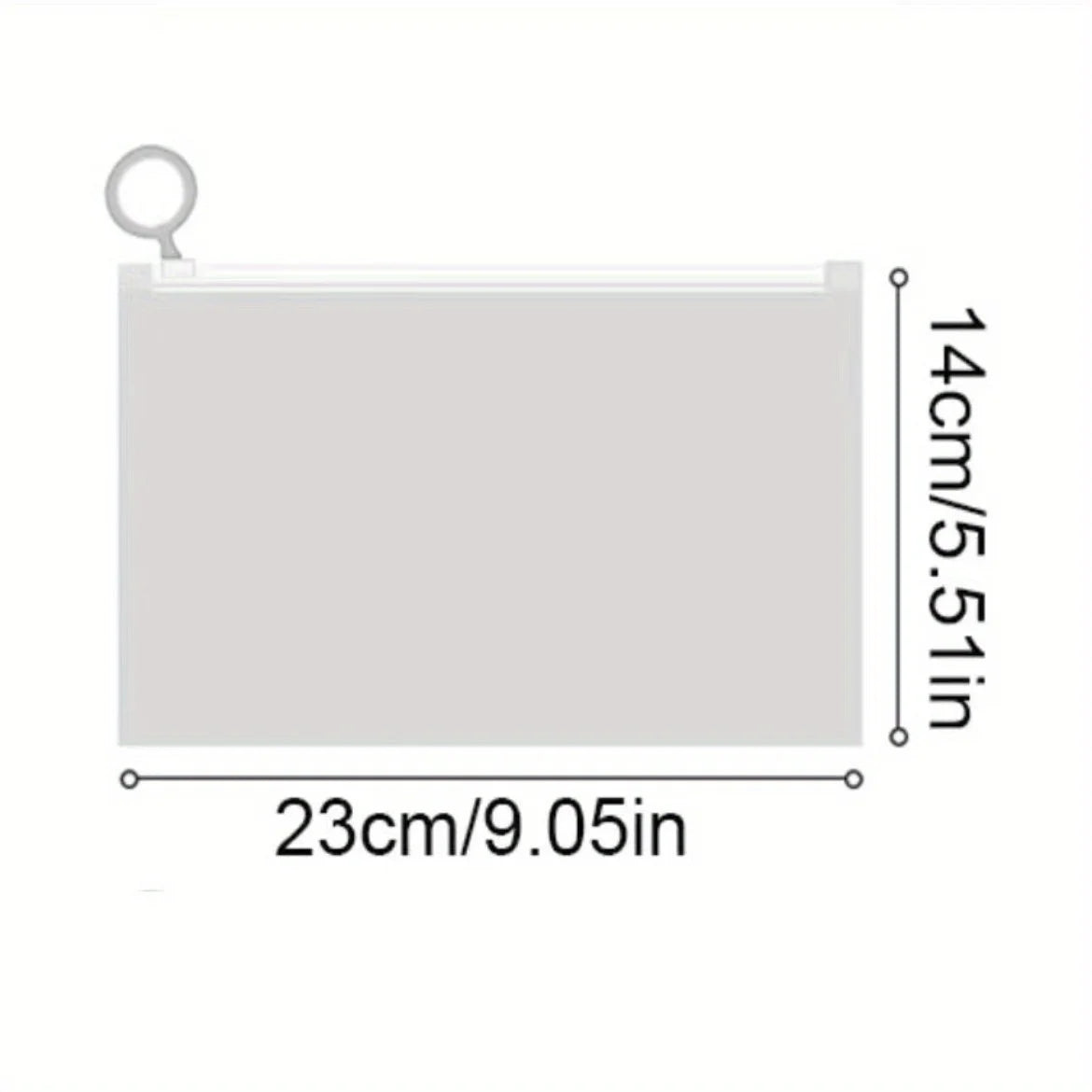 Clear Zipper Storage Bag Durable Travel Storage Bag Socks Stationery jewelry bag Waterproof Zipper Lock Self Seal Portable bag