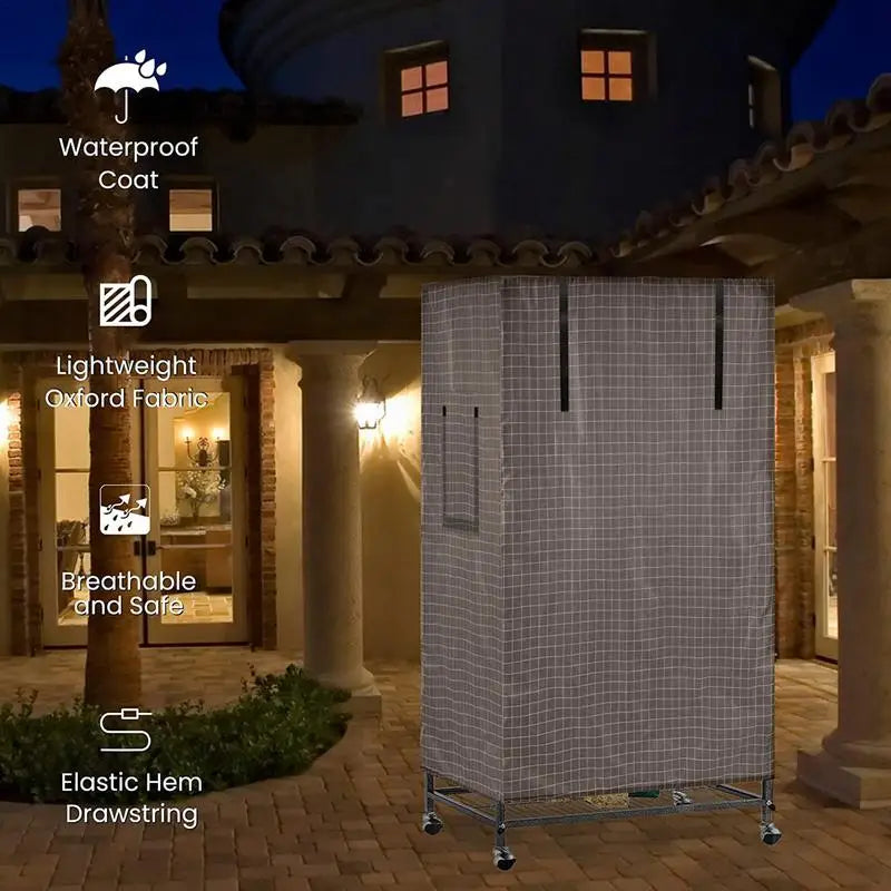 Large Universal Bird Cage Cover 51 X 38 X 23.5 Inch Pet Removable Durable Bird Cage Cover Protector Pet House Protection