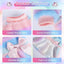 Rainbow Stripe Plush Princess Dog Dress for Small Dogs Girl Winter Puppy Cat Sweater Clothes Warm Fleece Pet Dress Bowknot Skirt