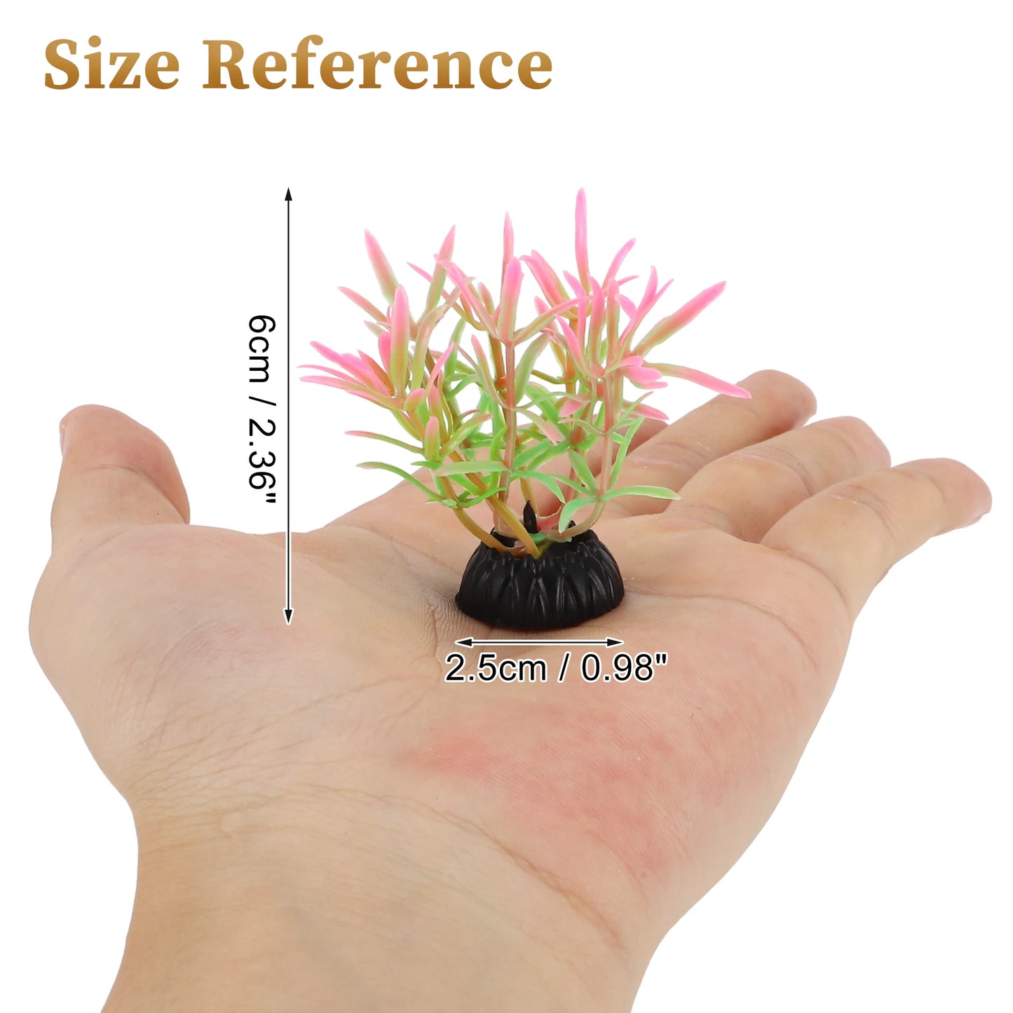UXCELL Aquarium Artificial Plants Underwater Grass Fish Tank Accessories for Aquarium Simulation Decoration Plastic Ornament