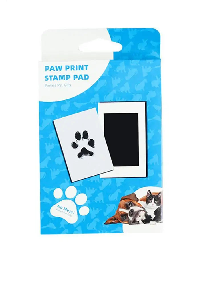 Pet Handprint Footprint Kit Clean Touch Baby Foot Printing Kit Keepsake Pawprint Maker Safe Non-toxic Inkless Inkpad Kits