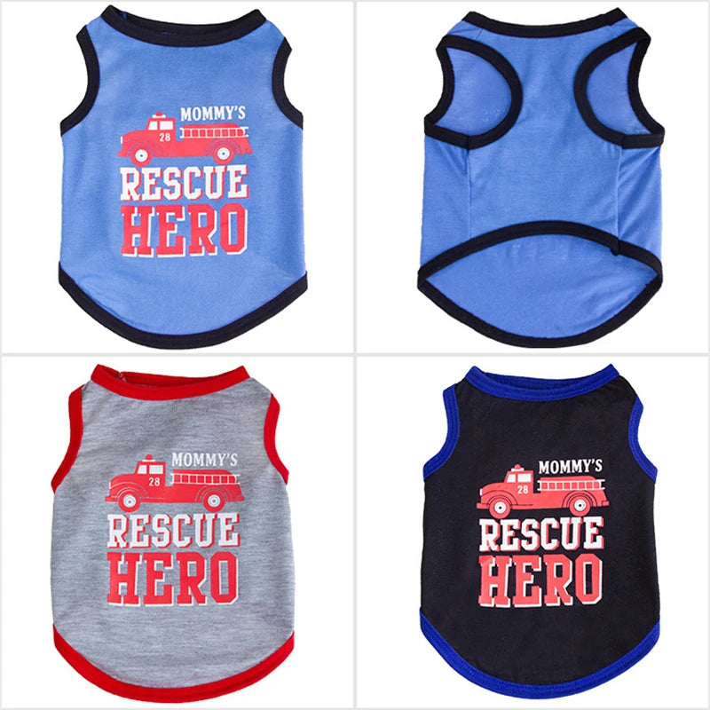 Lovely Cotton Pet Vest for Small Dogs Summer Puppy Dog Cat Clothes Pomeranian Poodle Chihuahua Shirts mascotas Clothing Apparels