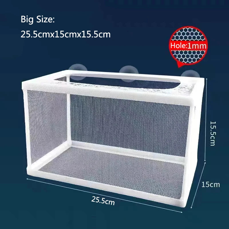 Plastic Aquarium Fish Breeding Isolation Box Fish Tank Aquarium Breeder Hatching Incubator Fish Tanks Isolator Accessories New