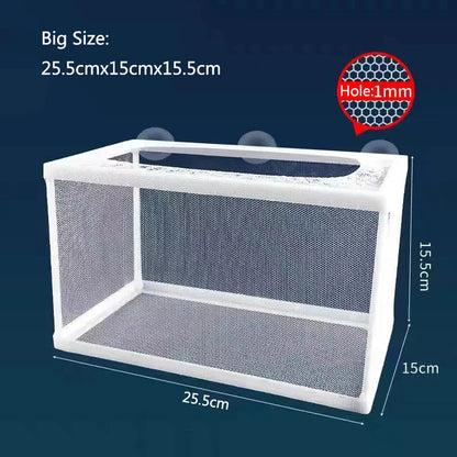 Plastic Aquarium Fish Breeding Isolation Box Fish Tank Aquarium Breeder Hatching Incubator Fish Tanks Isolator Accessories New