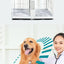 Good Price Veterinary cage Stainless Steel Four Sets of Dog Cat Stainless Steel Pet Cage