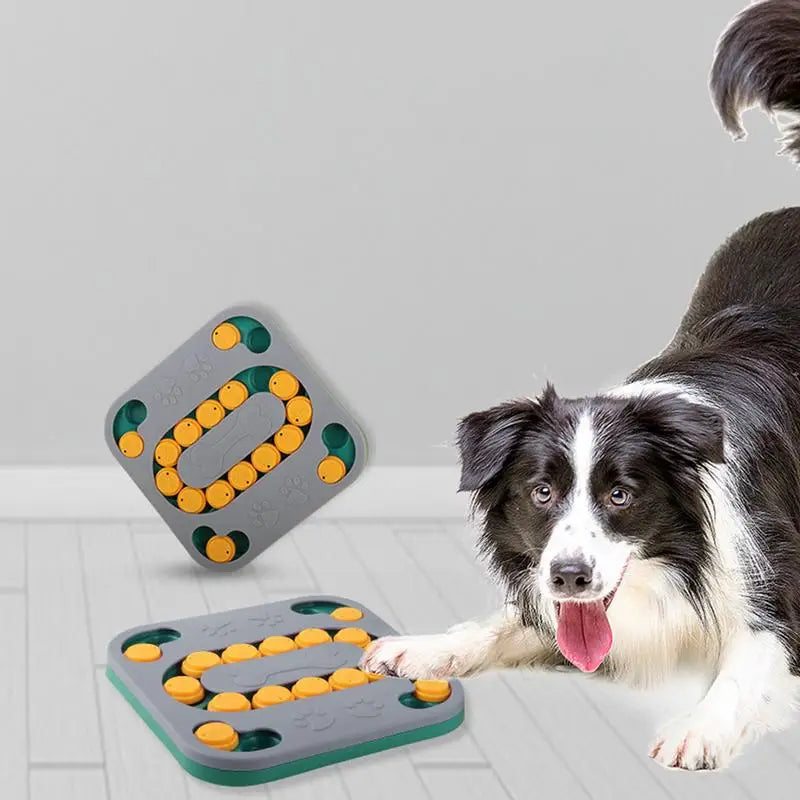 Dog Food Puzzle Feeder Puppy Treat Toy Food Dispenser Interactive Dog Toy Slow Feeder For IQ Training Treat Dispensing Aid Pets