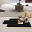 Dog Nail Scratch Board Adjustable Wooden Scratching Board with Built-in Treat Box Dog Nail File Board Self Scratcher Toy
