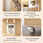 Excellent Quality Pet Furniture with Wheels Movable Animal Cages Cat Villa Fashion Wooden Dog House