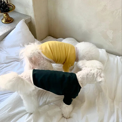 Thin Autumn Winter Fleece Dog Hoodies Pet Dog Vest Fashion Dog Warm Clothes Chihuahua French Bulldog Bichon Supplies Dog Costume