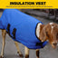 Calf Blanket Blue Waterproof Livestock Protector Blanket Oxford Fabric Thickened Calf Coat Calf Warmer Soft Protector Jacket