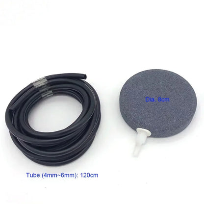 40/50/60/70/80/100mm Bubble Stone Aerator for Aquarium Fish Tank Pump Hydroponic Oxygen Plate Mini Air Pump Accessories Tube