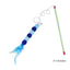 1 PCs New Elastic String Imitated Furs Bug Funny Cat Stick Suitable for Cats