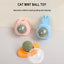 Catnip Wall Spin Ball Catnip Ball Toy Edible Cat Catnip Toys Promotes Digestion Enhances Appetite Wall Cat Lick Ball for Cat