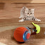 Cat Interactive Ball Toys Automatic Rolling Ball Faux Tail Rechargeable Smart Pet Electric Toy Dog Cat Training Imitate Mouse