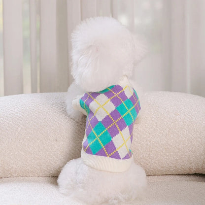 Winter Dog Sweater Pet Dog Clothes Chihuahua French Bulldog Costume Cute Dog Jersey Cat Coat Dog Overalls Puppy Knitted Sweater