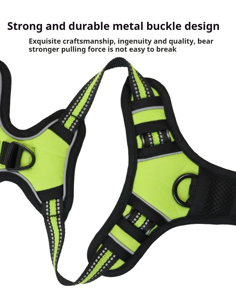 Pet Dog Harness Reflective Adjustable Breathable Vest Chest Strap for Small Medium Big Dogs Cats Collar Harness Dog Accessoires