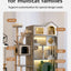 Excellent Quality Pet Furniture with Wheels Movable Animal Cages Cat Villa Fashion Wooden Dog House