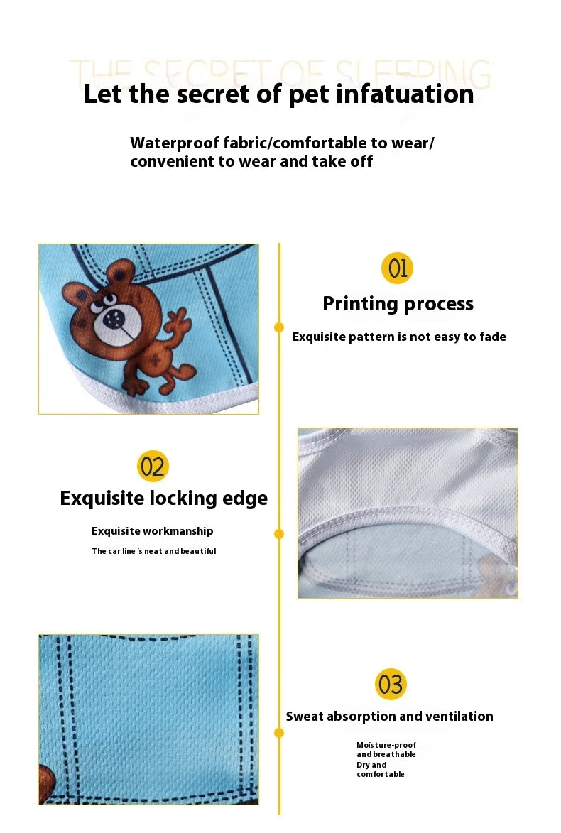 Pet Dog Clothes Clothing Cartoon  Puppy Dogs Soft Vests Summer Shirt Casual T-Shirt for Small Pet Supplies vest for dogs