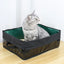 Cat Litter Box Dog Toilet Tray Portable Outdoor Waterproof Reusable Travel Oxford Litter Pan for Outdoor Travel Cat Supplies