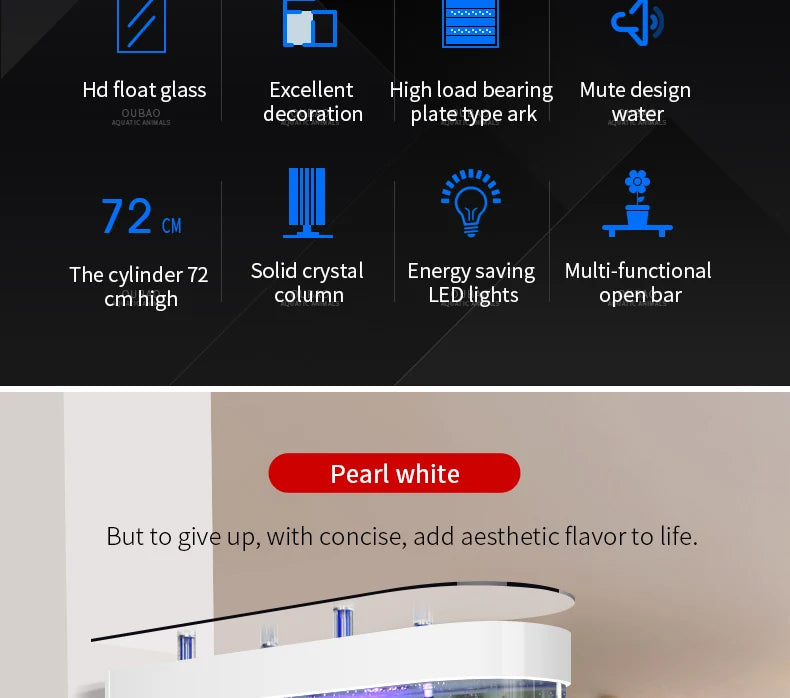 aquariums & accessories Best Selling Customizable Ultra Clear Glass Aquarium Live Fish For Fish Tank