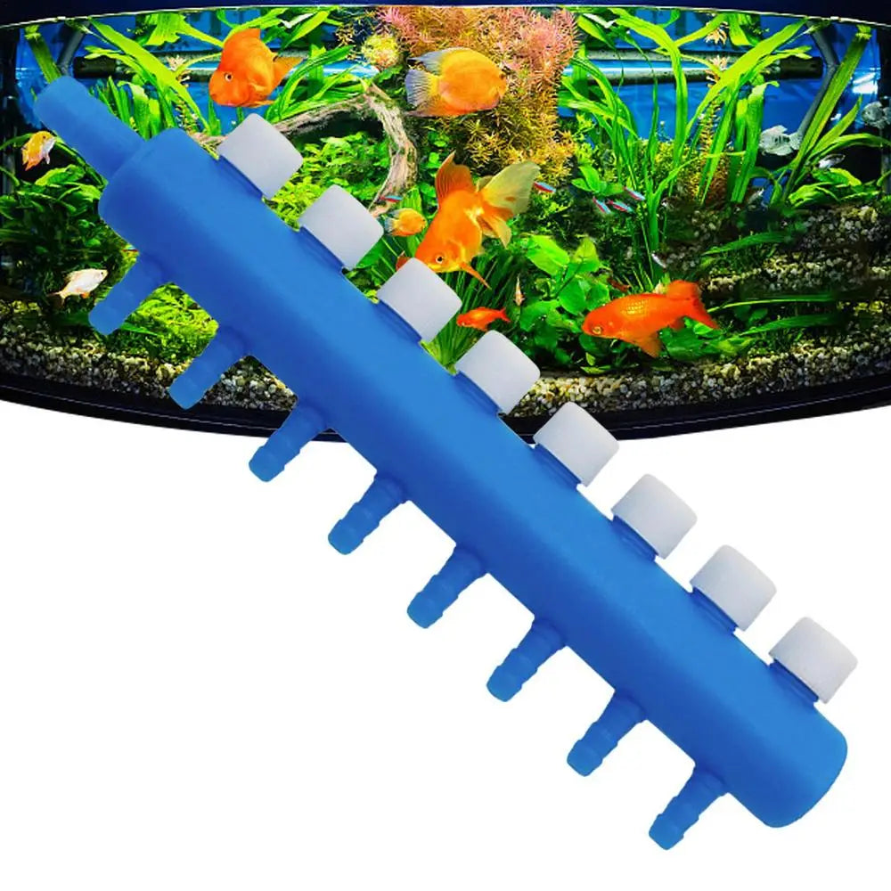 Fish Tank Air Splitter Fish Tank Air Pump Splitter Valve Aquarium Air Flow Control Lever Valve Distributor Splitter Airline Tube