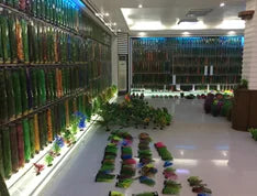 Small and medium-sized ultra-white glass hot bending tank bullet large screen ecological goldfish tank aquarium