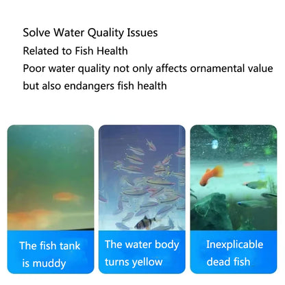 3D Aquarium Filtration Fiber Prevent Water Blockage Fish Tank Biochemical Filter Practical Bio.Sponge Pad Skimmer Supplies New