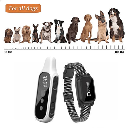800m Digital Dog Training Collar Waterproof Rechargeable Remote Control Pet with LCD Display for All Size Shock Vibration Sound