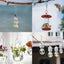 8PCS Stainless Steel S-type Wind Chime Hook can be Rotated Hook Clip Suitable for Wind Chime, Billboard, Hanging Bird Cage