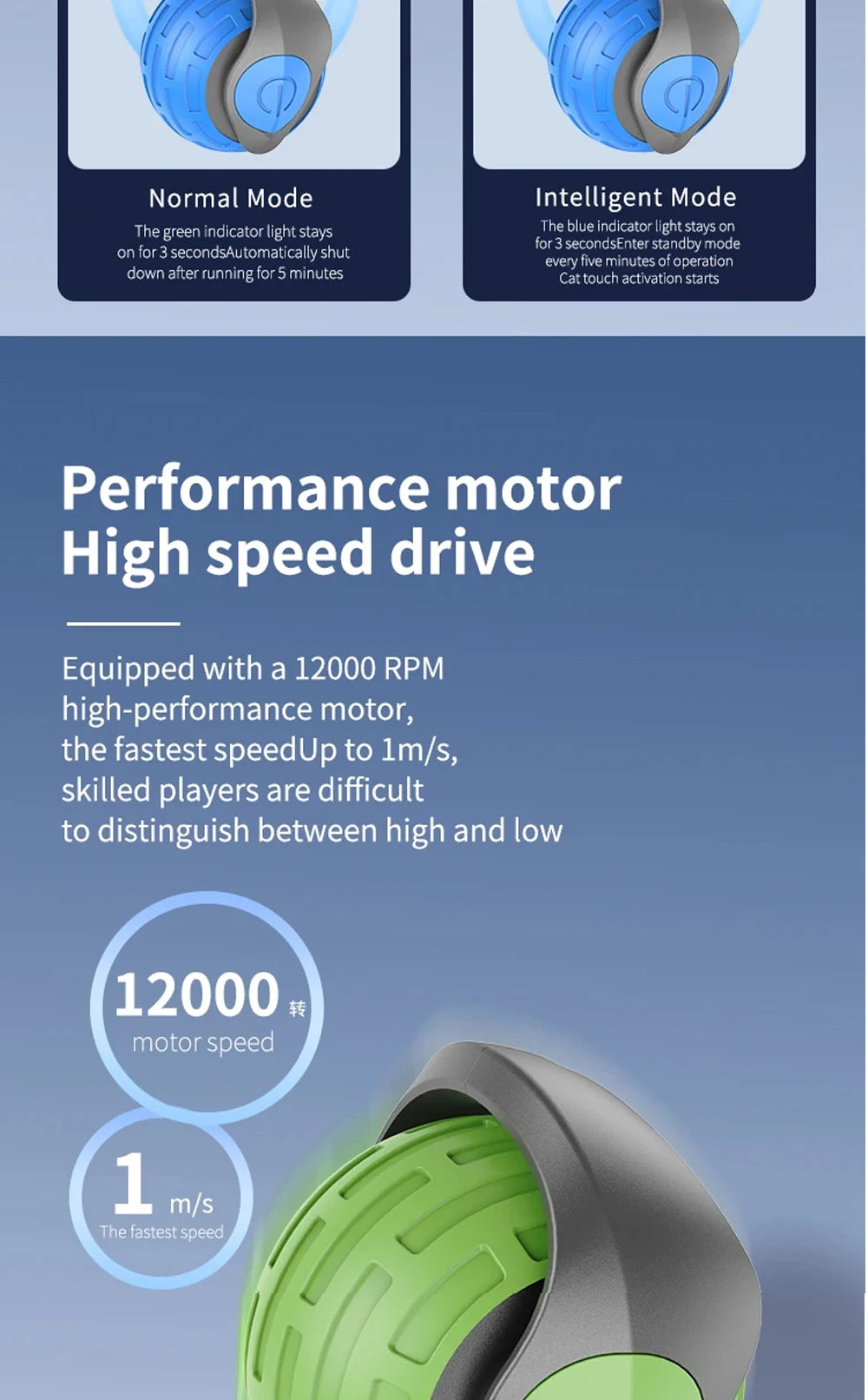 New Rechargeable Smart Interactive Ball for Pet, Motorized Toy, Dog and Cat Training, Simulation Mouse, 3 Modes, Wake Up Ball
