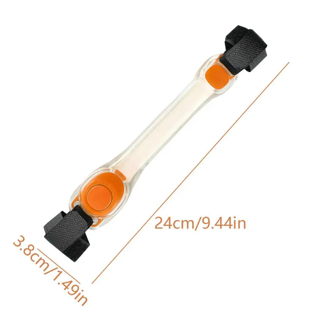 New LED Light-Up Wristband Led Slap Bracelets Flashing Light Bracelets In The Dark Reflective Armband For Walk The Dog