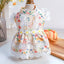 Cute Floral Puppy Dog Cat Princess Lace Dress Skirt Summer Pet Dresses for Small Dogs Poodle Pomeranian mascotas Clothes vestido