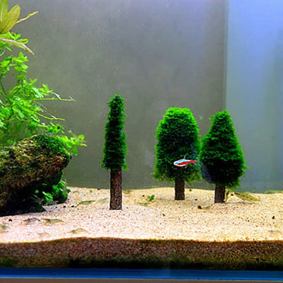 UXCELL DIY Plants Moss Ball Holder Filter Tools For Aquarium Shrimp Fish Tank Decor Christmas Tree Landscape Accessory 1-8PCS