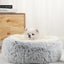 Donut Dog Bed for Large Dogs Plush Beds Pets Round Accessories Small Basket Sofa Baskets Pet Big Cushion Supplies Puppy Mat Cats