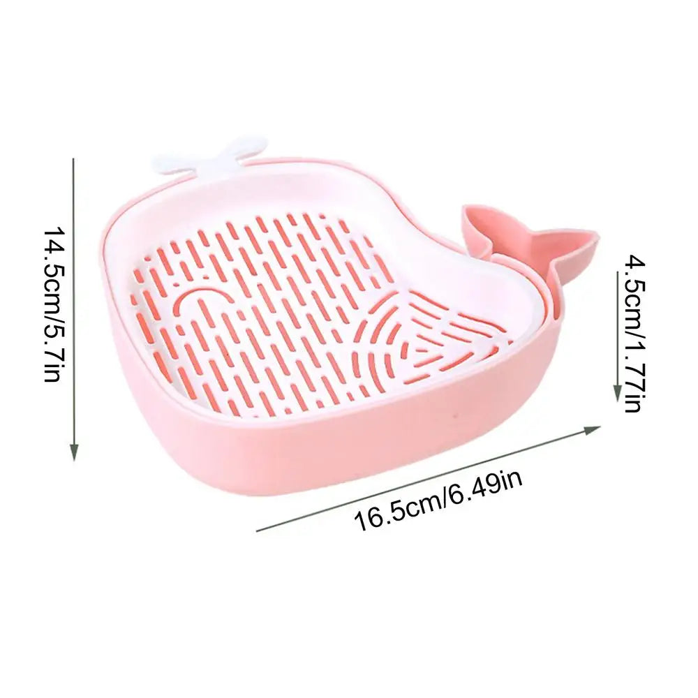 Cat Grass Growing Kit Whale Shape Cat Grass Pot Layered Design Soillness Hydroponic Sprout Tray Hollow Planting Box for Cats