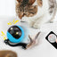 Smart Ball Cat Toy Cat Power Ball with Feather Tails Moving Cat Toy with LED Light and Sound Kitten Exercise Hunting Toys